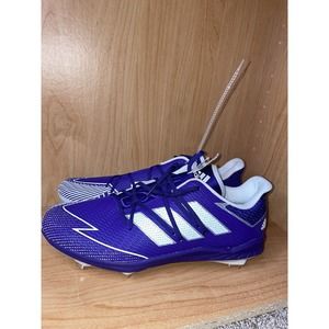 Adidas Adizero Afterburner 7 Purple/White Baseball Cleats Men's Size 14 EG7612